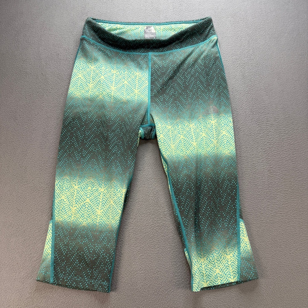 The North Face Capri Leggings Girls XL 18 Multicolor Polyester Activewear Yoga